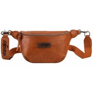 NEW WRANGLER fanny pack belt bag sling bag in light brown